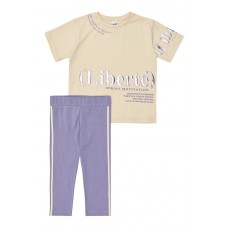 SPRINT σετ μπλούζα με κολάν κορίτσι 261-4031-115 μπεζ